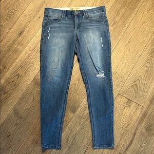 DEMOCRACY faded distressed skinny jeans, size 8